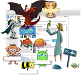 多元化的互動課程模版